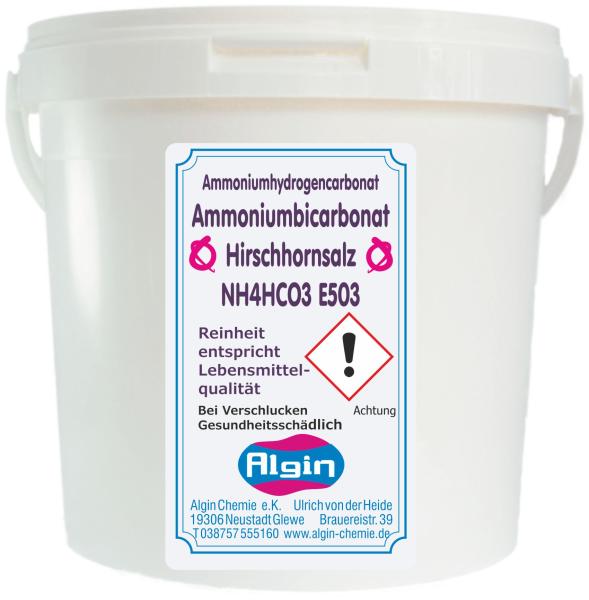 Ammoniumbicarbonat 1 kg im Eimer